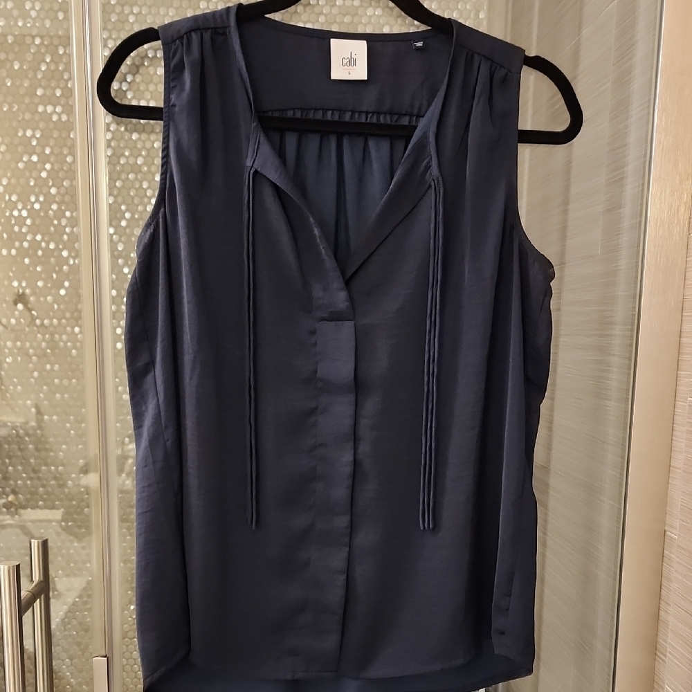 Calvin Klein Women's Navy Sleeveless Top